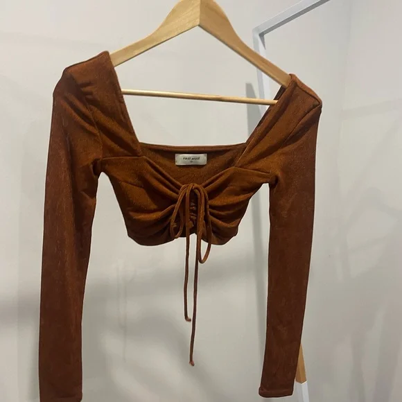 FIRST MUSE 🧡 TALIA TIE FRONT TOP 🧡 - Picture 13 of 13